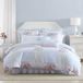 Housse de couette "Hoop Patchwork" bleu, une personne, 5 pièces, extra doux