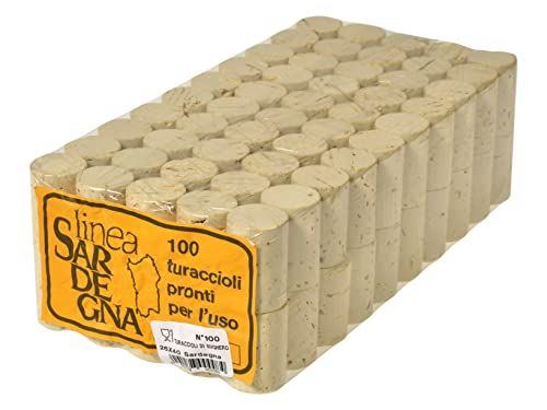 100 Corks Sardegna 26X40 Home Pack for Bottles Table Decoration