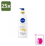 NIVEA 25 x Q10 Verstevigende Bodylotion – met vitamine C – voor normale huid – 400 ml - Voordeelpakket
