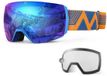 Outdoor Master Ultra Skibril Blauwe Lenscategorie 0