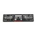 Audi Sport GmbH 3291900100 Kentekenplaathouder Original Sport Kentekenplaathouder, zwart/rood, 520 x 110 mm