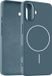 Coverzs Luxe Magnetische Siliconen Hoesje Geschikt voor iPhone 16 – Donkerblauw