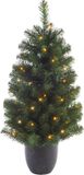 Everlands Kaemingk B.V. Kunst kerstboom Imperial - In pot - met verlichting - 50 LED - 90 cm