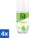 Fa Déodorant Roller Lime Squeeze 50 ml - 4 pièces