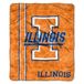 Sherpa Northwest NCAA Illinois Illini Sherpa-deken, 127 x 152,4 cm