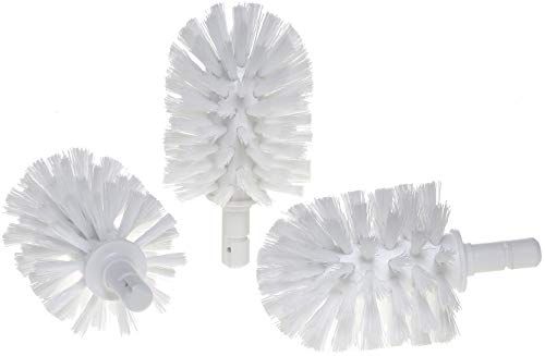 Keuco Vervangende toiletborstelkop - 3-delige set - 12,7 x 7,2 cm - wit
