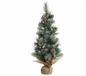 Everlands Mini Kunstkerstboom frosted 75cm met deco & jute