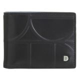DuDu Up Portemonnee RFID-bescherming Leer 11 cm - Jongens - Horizontaal - black-pastel blue