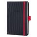 Sigel weekagenda 2026 Conceptum A6 zwart/rood hardcover