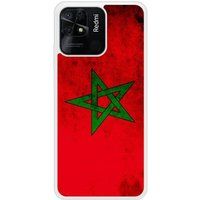 Xiaomi Drapeau maroc Verstevigd hoesje met sublimatie bedrukking, compatibel met Xiaomi Redmi 10C