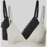 Calvin Klein Underwear Soutien-gorge Coton Élasthanne M Gris/Noir Automne/Hiver 2026