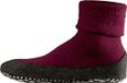 FALKE Cosyshoe Noppen op de zool wol huissokken heren rood - maat 39-40