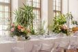 PartyDeco tafelkleed/tafellaken - wit - 180 x 300 cm - polyester