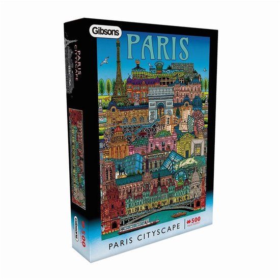 Gibsons Legpuzzel WILSG3449 500 stukjes Parijs stadsgezicht