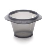 Merkloos Lékué Vormpjes voor lavacake, 100 % platinasilicone, 6 stuks, Zwart