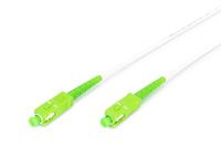 Digitus Glasvezelkabel OS2 - 20m - SC/APC naar SC/APC - Simplex - SM - Wit