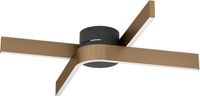 EGLO connect.z Folcino-Z Smart Plafondlamp - 64 cm - Zwart/Goud/Wit - Instelbaar RGB & wit licht - Dimbaar - Zigbee
