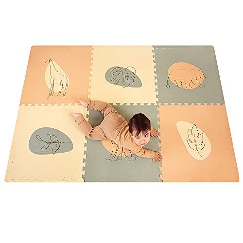 HAKUNA Matte XXL puzzelmat voor baby's - Jungle Sunset