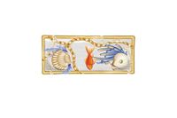 I.B.C. L.Conchiglie dienblad, rechthoekig, 27 x 11 cm