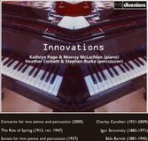 Outhere Murray McLachlan & Kathryn Page - Heather Corbett - Innovations - Music For Two Pianos & Percussion (CD)