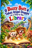 Buzzy Butt and Angel Doggie take a Trip to the Library