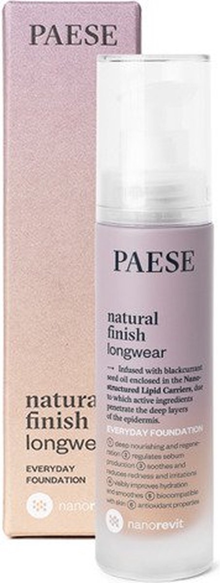 Paese Nanorevit Natural Finish Longwear Everyday Foundation 1.5 Nude 35ml