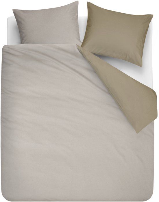 Beddinghouse Warm dekbedovertrek - Lits-Jumeaux XL - 260 x 200/220 cm - Zand