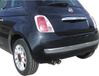 100% InoXcar 100% RVS Sportuitlaat passend voor Fiat 500 1.4 16v (100pk) 2007- 2x70mm Racing