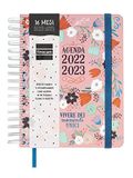 Finocam - Kalender 2022 2023 Vitae 16 maanden week horizontale lay-out september 2022 - december 2023 (16 maanden) roze Italiaans