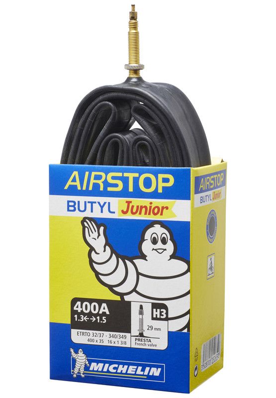 Michelin Airstop - Binnenband - 16/14 inch - H3 - Presta ventiel 29 mm - 3528701252650