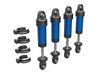 Traxxas - Amortisseurs, GTM, aluminium 6061-T6 (anodisé bleu) (entièrement assemblé sans ressorts) (4) (TRX-9764-BLUE)