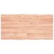 vidaXL Tafelblad natuurlijke rand 120x60x(2-4)cm eikenhout lichtbruin