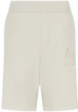 Armani Exchange Linnen Shirt Lange Mouw Klassieke Kraag Effen Grijs Heren XS