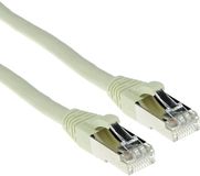 ACT Ivoor 0,25 meter LSZH SFTP CAT6A patchkabel snagless met RJ45 connectoren FB7452
