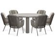 Santika Furniture Santika Cayora/Arancia 150 cm dining tuinset 7-delig
