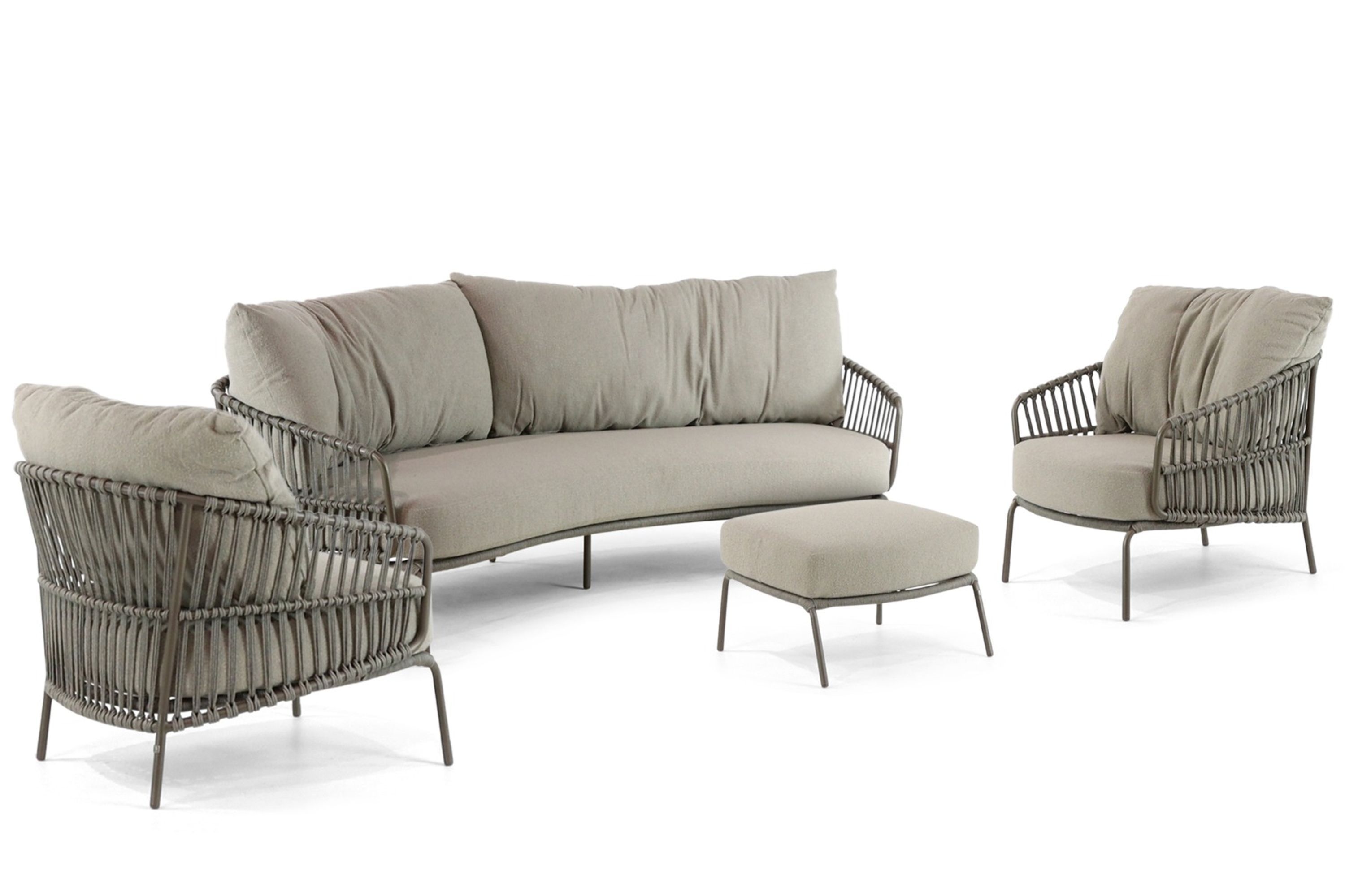 4 Seasons Outdoor Capalbio stoel-bank loungeset 4-delig