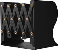 Allesto Bookends Set - Desk Book Holders - Book Organizing - Adjustable Design - Up to 43cm - Black
