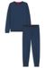 HUGO Pyjama long 'ELION' bleu marine / enziaan