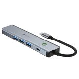 Dockingstation - Dockingstation met 5 USB-C-poorten, voor aansluiting van meerdere apparaten en snelle gegevensoverdracht