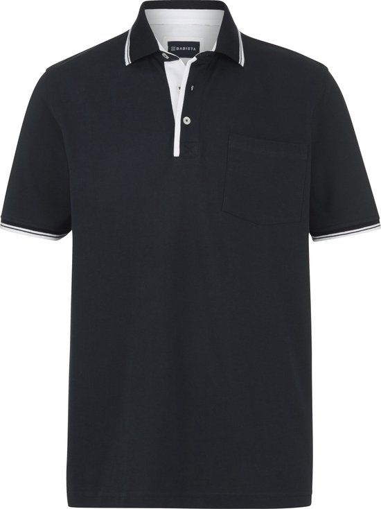 Babista heren Poloshirt - 54 - donkerblauw - Plus Size