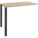 Table haute Gaya 2 pieds L120xH105xP60 cm