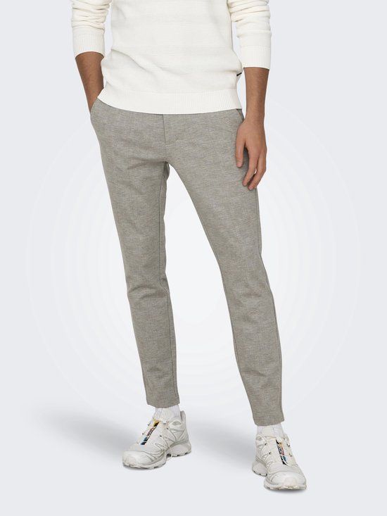 ONLY & SONS ONSMARK Slim Fit Broek W33 x L34 Chinchilla