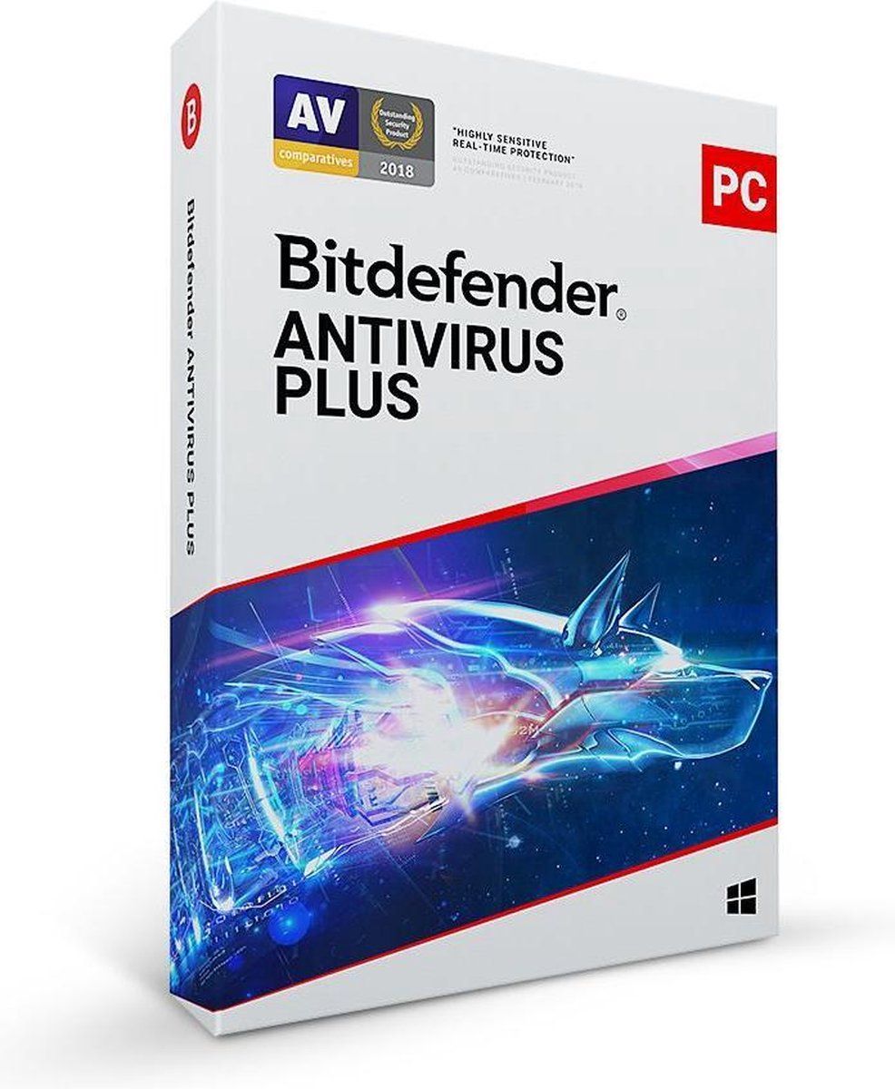 Bitdefender Antivirus Plus 2020 - 2 jaar/3 apparaten