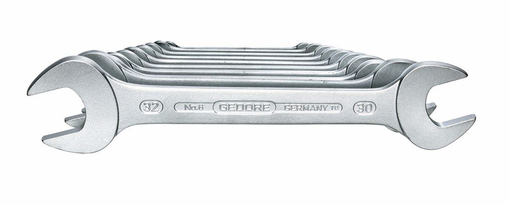 Gedore 6-100 Steeksleutelset - 10-delig - 6-32mm
