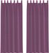 vidaXL Gordijnen met lussen 2 st 140x260 cm paars