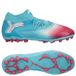 PUMA Future 8 Ultimate Mg Re-charge - Bleu/blanc/rose - Multi Ground (Mg), pointure 44½