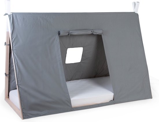 Childhome Tipi Bedframe Cover Grijs 90 x 200 cm