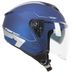 CGM Open Face helm, 126G IPER CITY zilver gesatineerd, XS (53-54 cm)