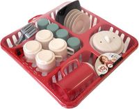 Ecoiffier 100% Chef Kleurrijke Afdruiprek met Accessoires - 30cm