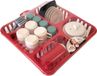 Ecoiffier 100% Chef Kleurrijke Afdruiprek met Accessoires - 30cm